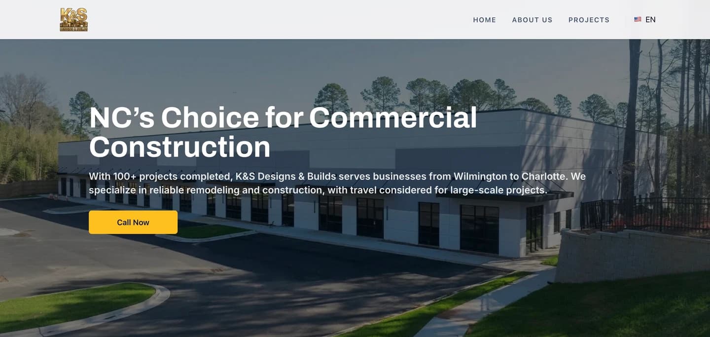 K&S Designs & Builds website project